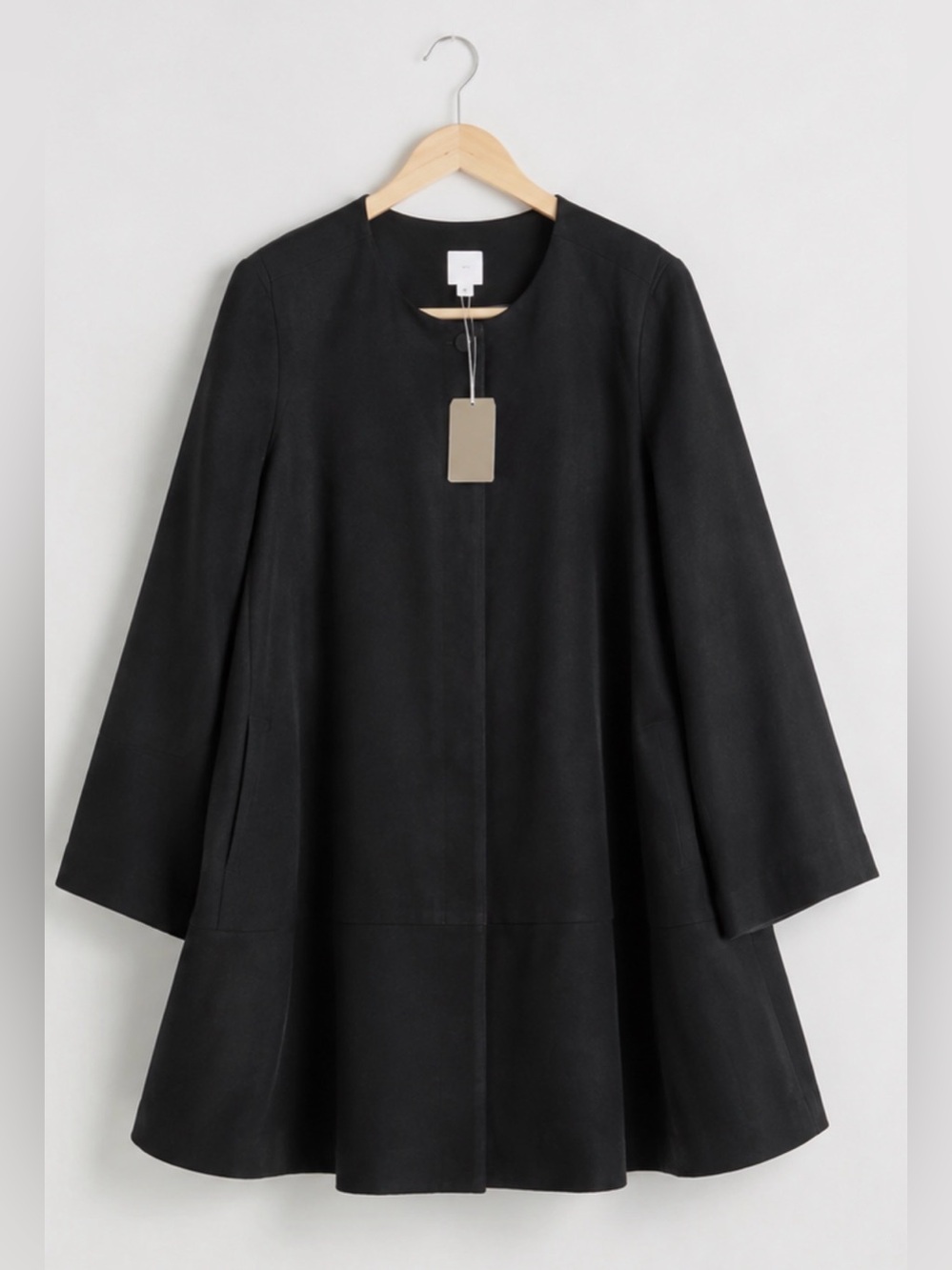 NWT J. Jill Black Swing Coat Women’s Sz. XL